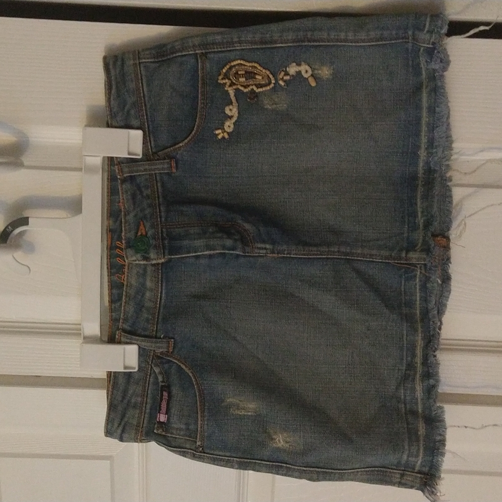 Mini vintage jean skirt